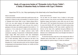 Long-term Intake of Watanabe Oyster Tablet